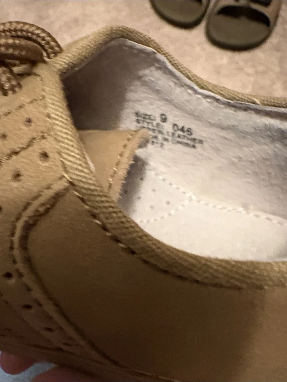 L'Amour Little Kids Brown Lace-Up Oxford Shoes